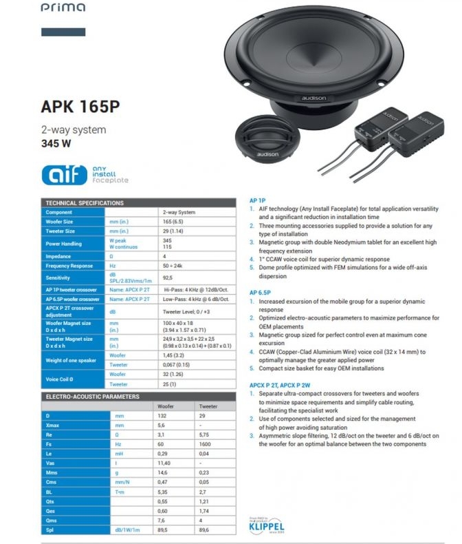 Audison APK 165P 6.5 - Image 7