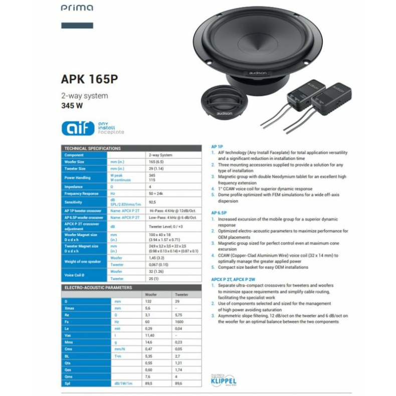 Audison APK 165P 6.5 - Image 7