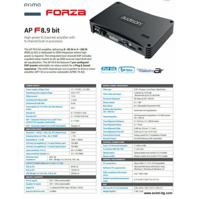 Audison AP F8.9 BIT - Image 14