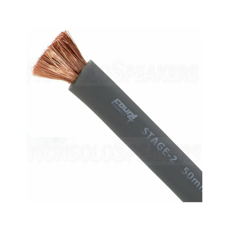 Захранващ кабел 50мм2 червен OFC 4Connect Stage2 PC50GS - Image 2