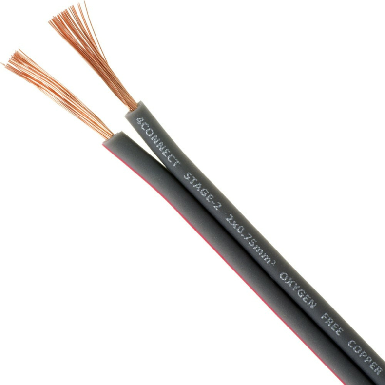 Кабел за говорители 2x0,75мм2 OFC 4Connect Stage2 - Image 2