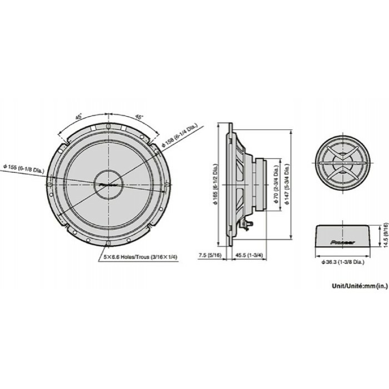 Pioneer TS-170Ci - Image 3