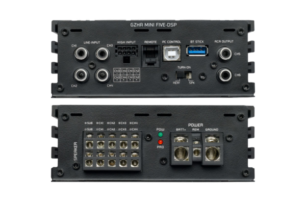 Ground Zero GZHA MINI FIVE-DSP – 6-канален усилвател