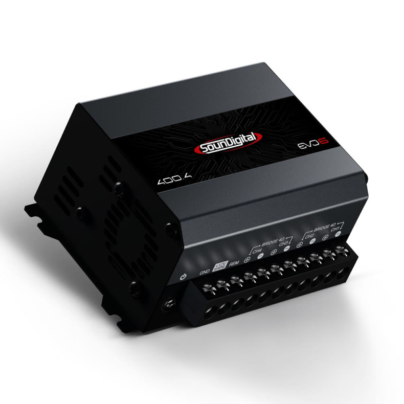 Soundigital SD400.4 EVO 6 – 4-канален усилвател
