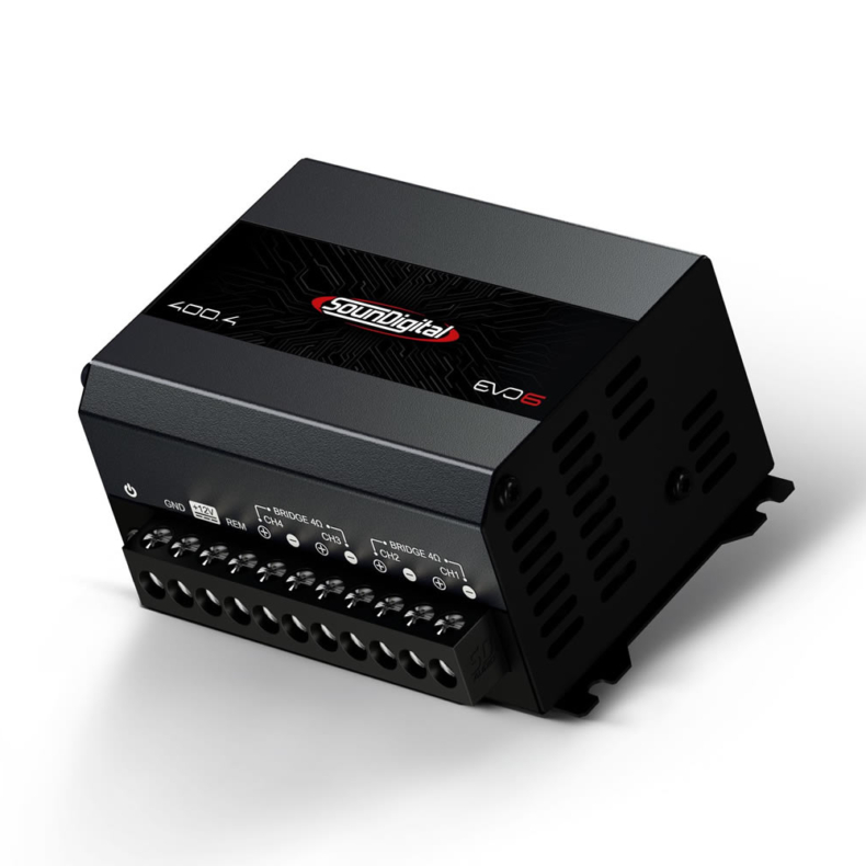 Soundigital SD400.4 EVO 6 – 4-канален усилвател