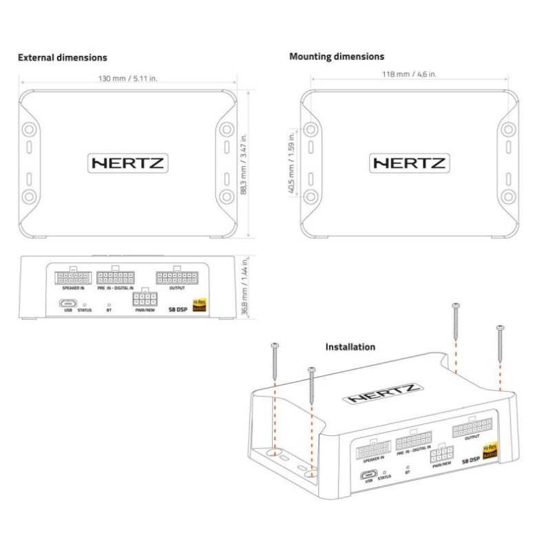 Hertz S8 DSP Ultra Compact 8ch DSP - Image 5