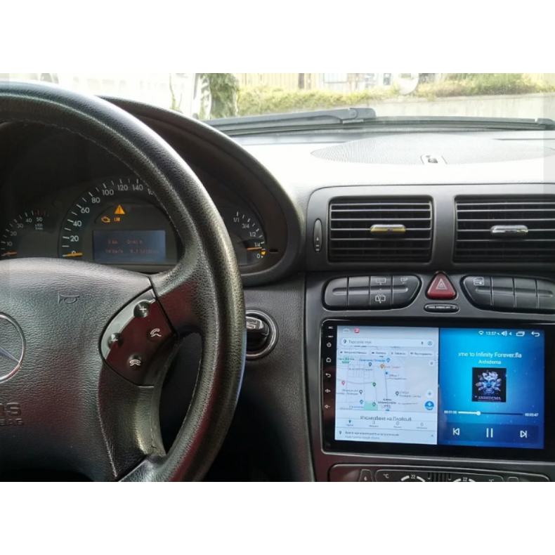 Мултимедия за Mercedes-Benz C GLK E A (2001-2004) 9" - Image 3