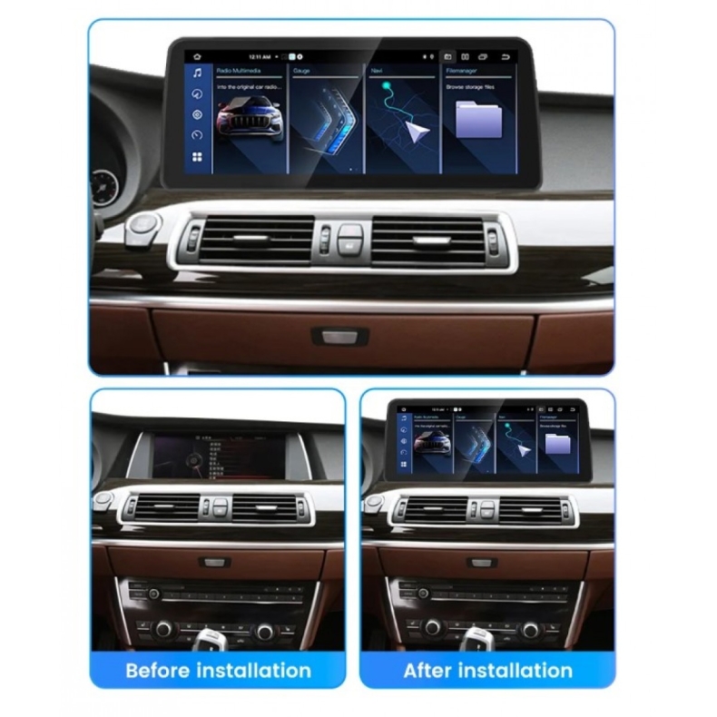 Мултимедия за BMW 5 F07 GT (2009-2012) 12.3" - CIC - Image 3