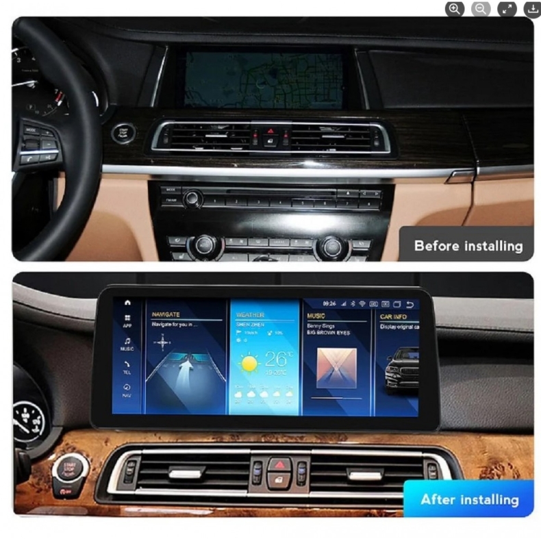 Мултимедия за BMW 7 F01 F02 (2009-2012) 12.3" - CIC - Image 2