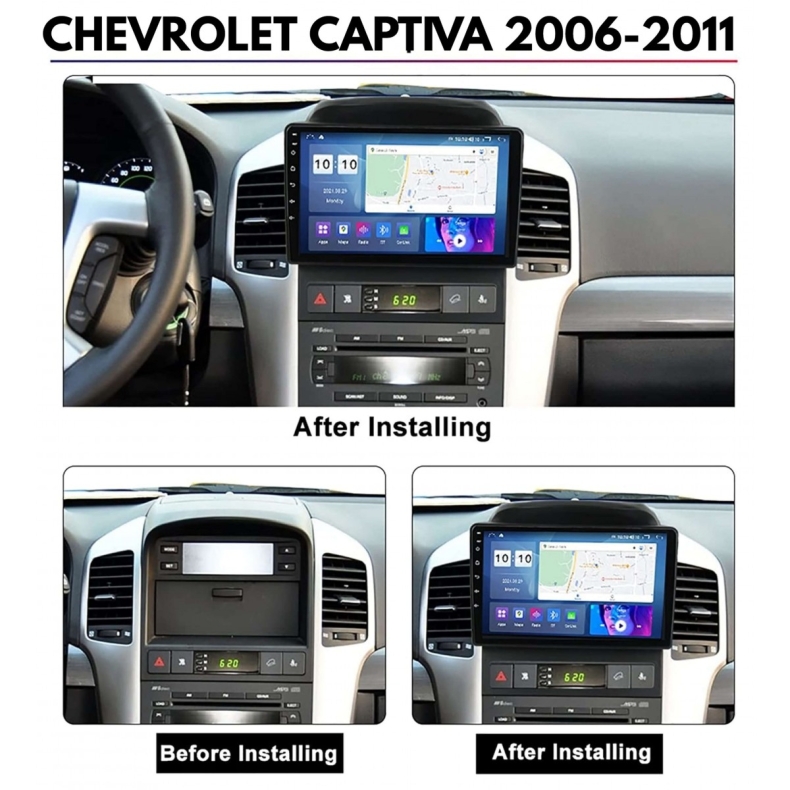 Мултимедия за Chevrolet Captiva (2006-2011) 9″ - Без фабрична навигация - Image 3