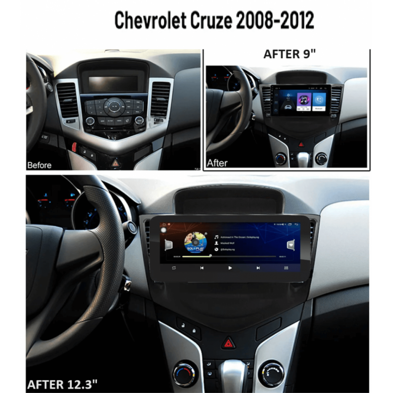 Мултимедия за Chevrolet Cruze (2008-2014) 12.3″ - Image 2