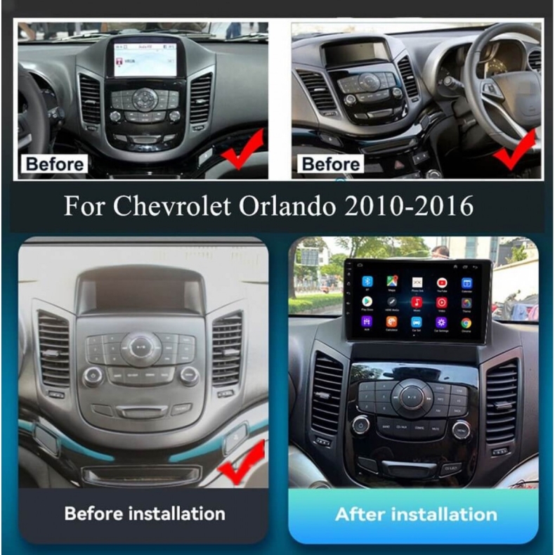 Мултимедия за Chevrolet Orlando (2010–2018) 9″ - Image 3