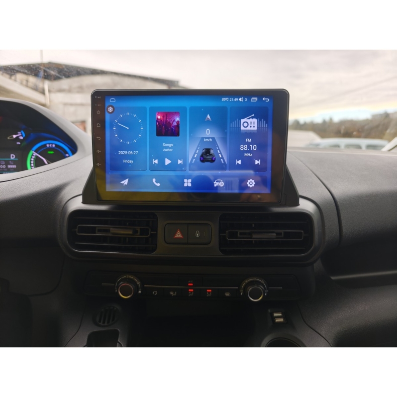Мултимедия за Citroen Berlingo Peugeot Partner Peugeot Rifter Opel Combo Fiat e-Doblo (2019+) 9" +9665 - Image 5