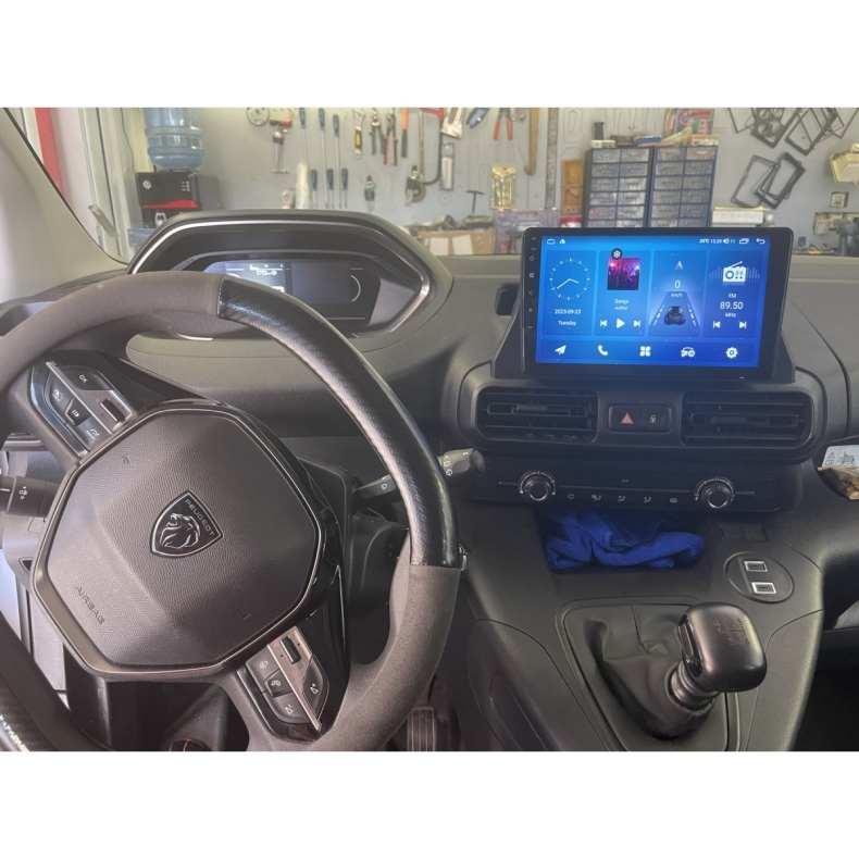 Мултимедия за Citroen Berlingo Peugeot Partner Peugeot Rifter Opel Combo Fiat e-Doblo (2019+) 9" +9665 - Image 3