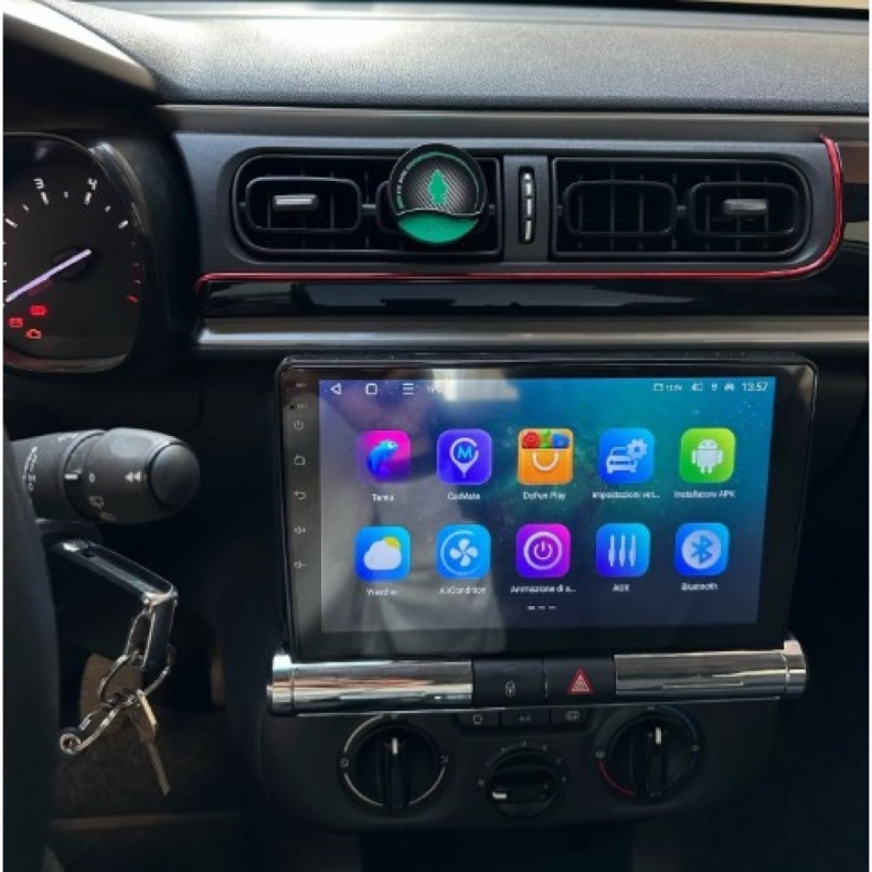 Мултимедия за Citroen C3/C3 Aircross (2016-2024) 9" - Климатик - Image 3