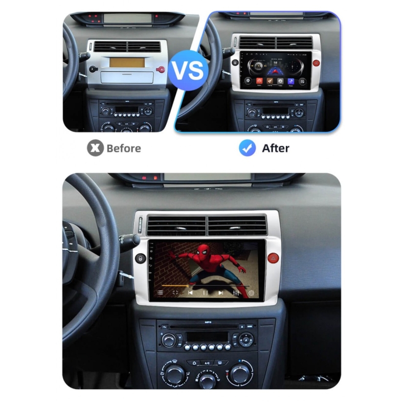 Мултимедия за Citroen C4 (2004-2009) 9" - Image 4