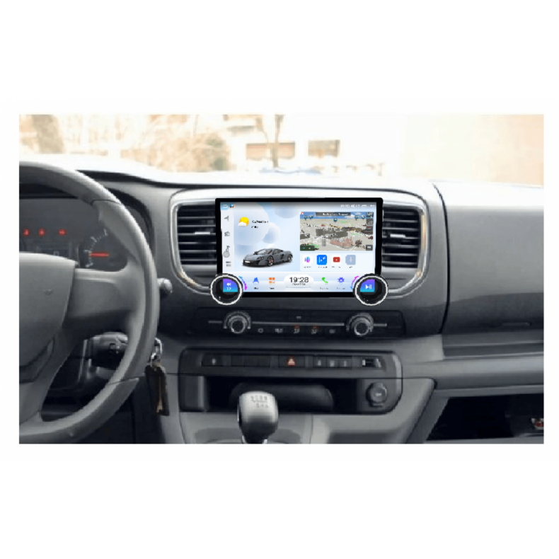 Мултимедия за Citroen Jumpy 3 Peugeot Expert 3 Toyota Proace Opel Vivaro Fiat Scudo (2016-2023) 11.5" - Image 2