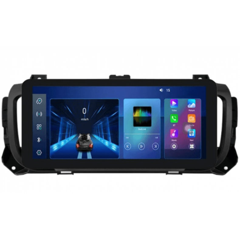 Мултимедия за Citroen Jumpy 3 Peugeot Expert 3 Toyota Proace Opel Vivaro Fiat Scudo (2016-2023) 12.3"