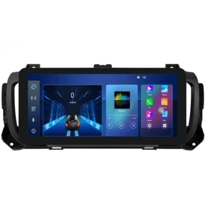 Мултимедия за Citroen Jumpy 3 Peugeot Expert 3 Toyota Proace Opel Vivaro Fiat Scudo (2016-2023) 12.3"