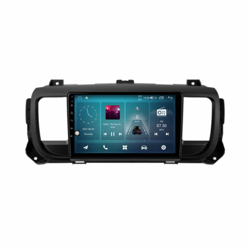 Мултимедия за Citroen Jumpy 3 Peugeot Expert 3 Toyota Proace Opel Vivaro Fiat Scudo (2016-2023) 9"