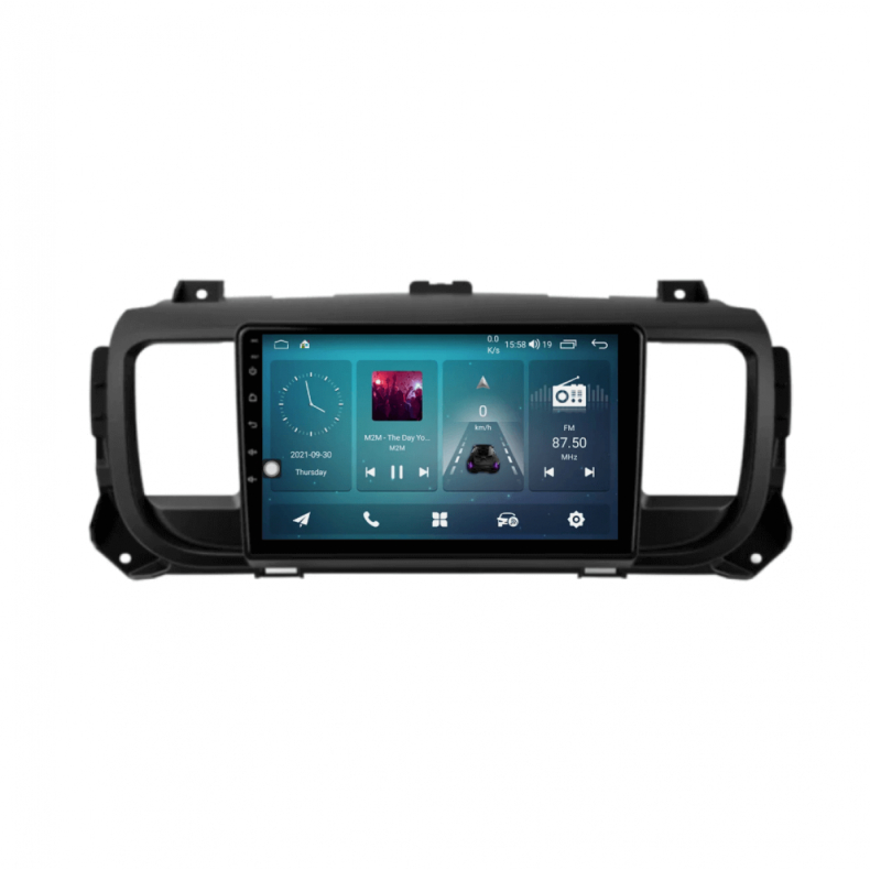 Мултимедия за Citroen Jumpy 3 Peugeot Expert 3 Toyota Proace Opel Vivaro Fiat Scudo (2016-2023) 9"