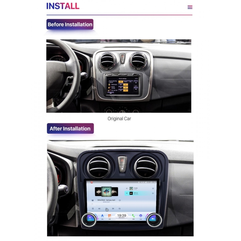 Мултимедия за Dacia Logan 2 Sandero (2012-2019) 11.5" - Image 2