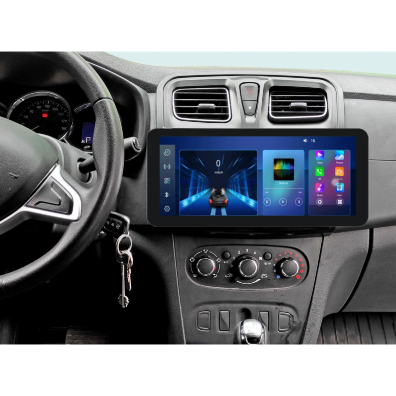 Мултимедия за Dacia Logan Sandero (2012–2019) 12.3" - Image 2