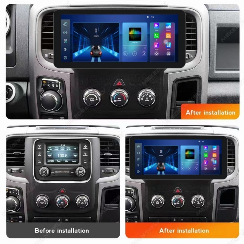 Мултимедия за Dodge Ram 1500 2500 3500 (2013-2018) 12.3″ - Климатик - Image 2