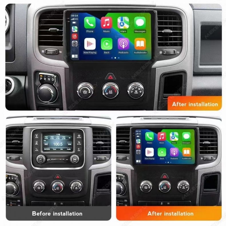 Мултимедия за Dodge Ram 1500 2500 3500 (2013-2018) 9″ - Климатик - Image 4