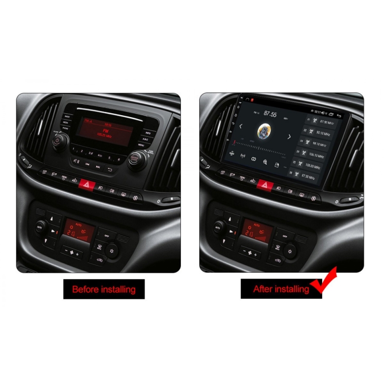 Мултимедия за Fiat Doblo (2015-2019) 9" - Image 3