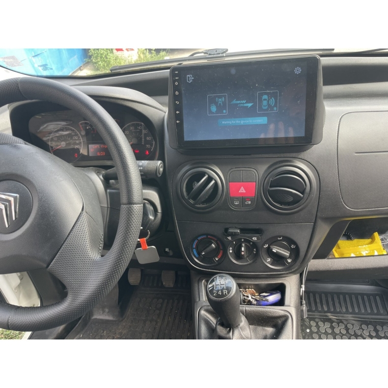 Мултимедия за Fiat Fiorino Qubo Citroen Nemo Peugeot Bipper (2008–2017) 9″ - 1DIN - Image 3