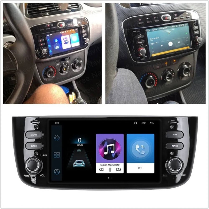 Мултимедия за Fiat Linea Punto Evo (2011-2016) 6.2" - Image 2