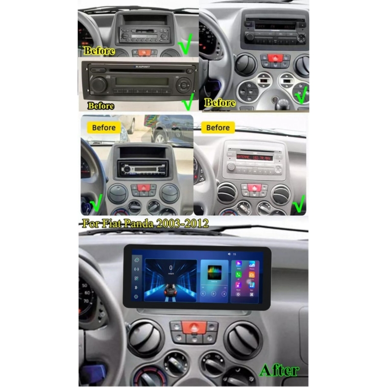 Мултимедия за Fiat Panda (2003-2012) 12.3″ - 9665 - Image 2