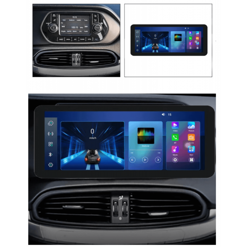 Мултимедия за Fiat Tipo (2015-2022) 12.3" - Image 2