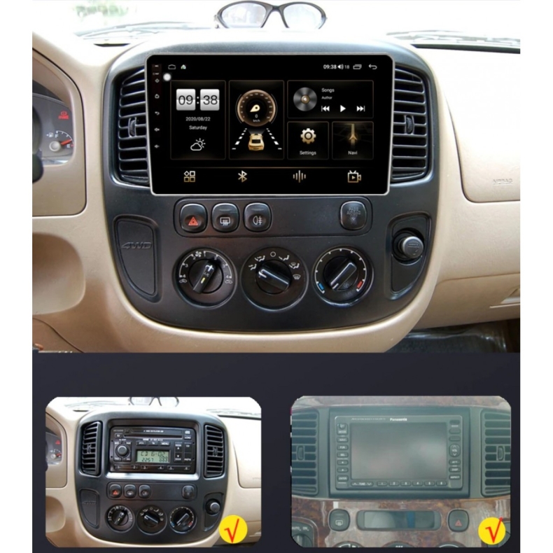 Мултимедия за Ford Escape  Ford Maverick (2000-2007)  9“ - Image 3