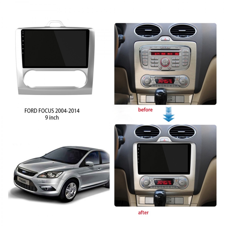Мултимедия за Ford Focus (2004-2011) 9“ - Климатроник - Image 3