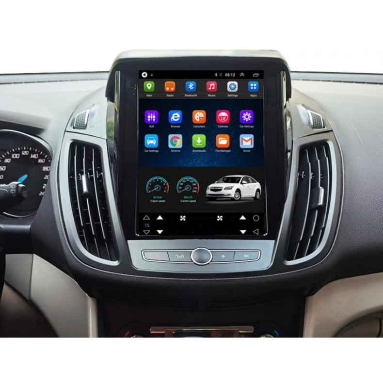 Мултимедия за Ford Kuga C-Max Focus Escape (2013-2020) 9.7" - Вертикална - Image 2