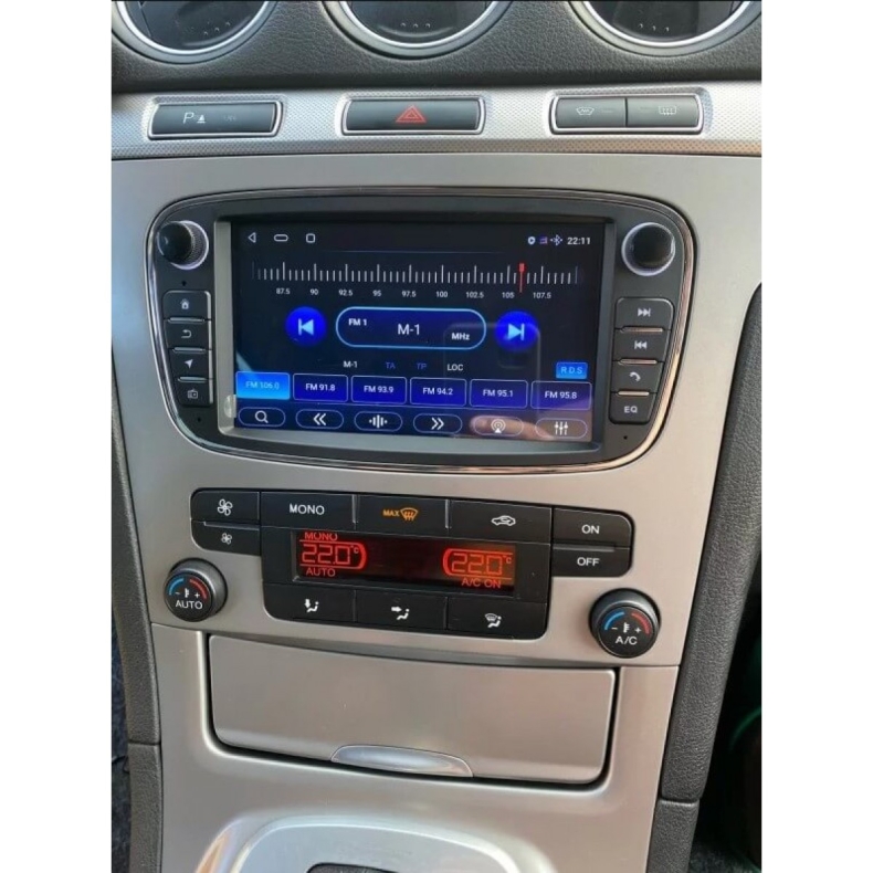 Мултимедия за Ford Mondeo Focus S-Max (2006-2013) 7" - Черна - Image 2