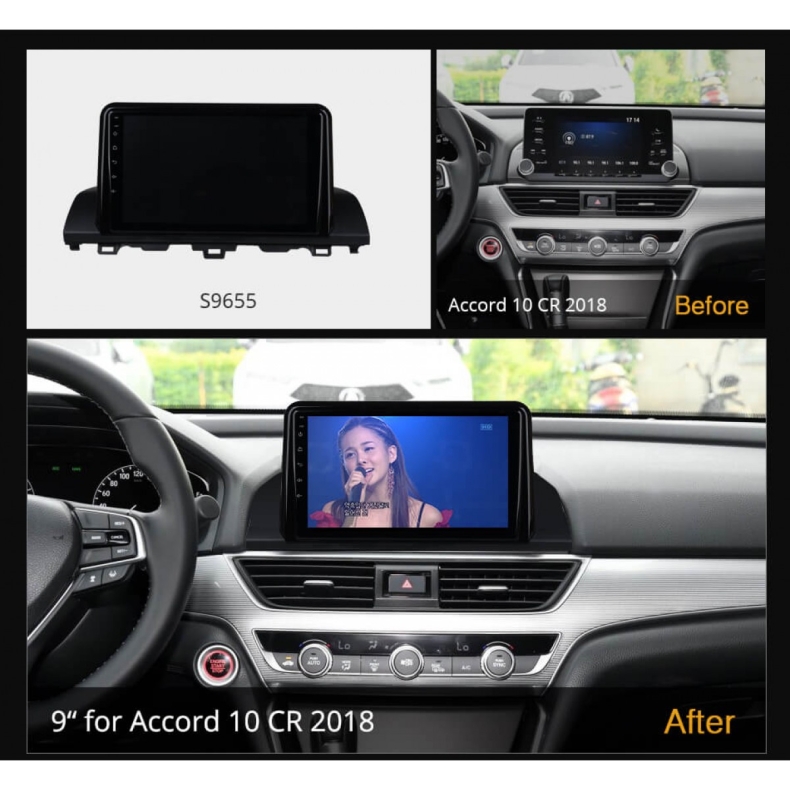 Мултимедия за Honda Accord 10 Gen (2018-2022) 9" - Image 4