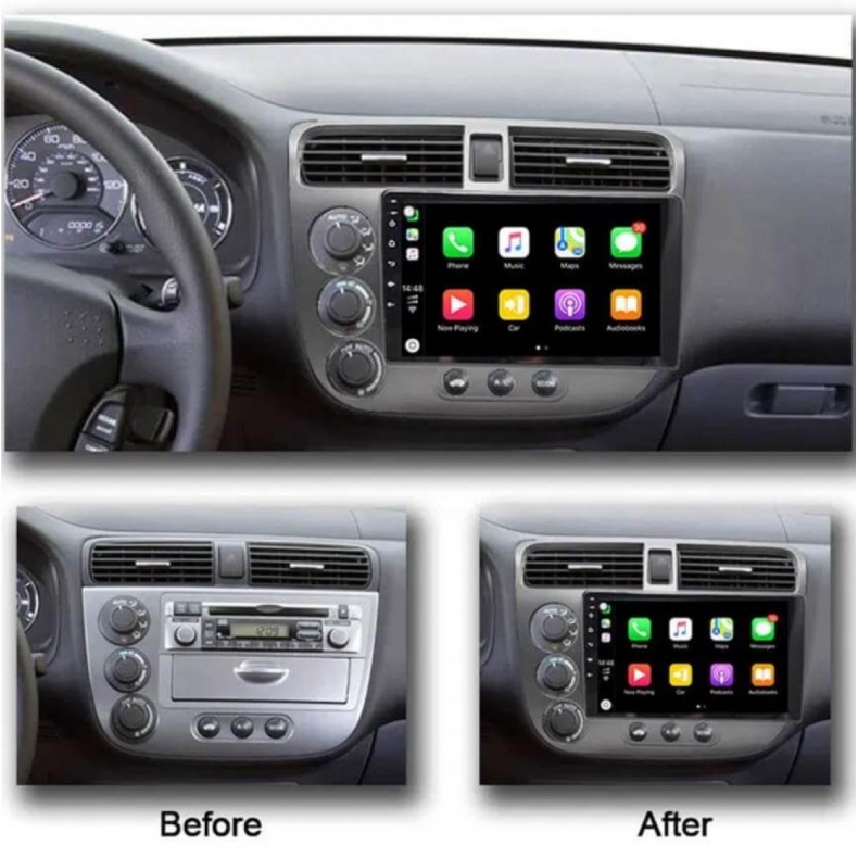 Мултимедия за Honda Civic (2001-2005) 9" - Image 3