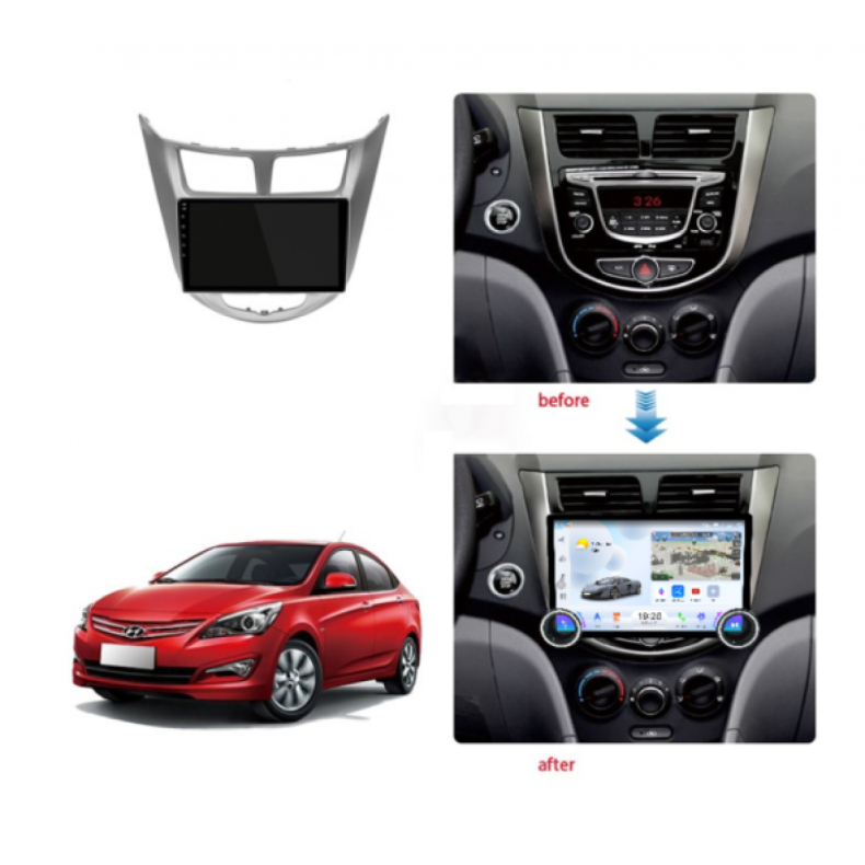 Мултимедия за Hyundai Accent (2010-2022) 11.5" - Image 2