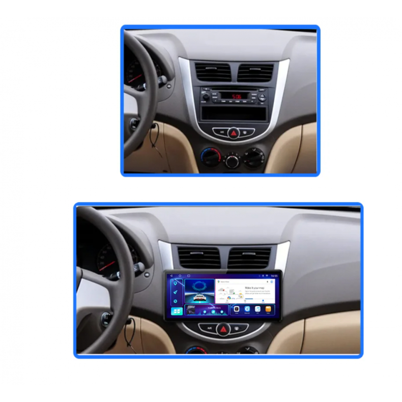 Мултимедия за Hyundai Accent (2010-2022) 12.3" - Image 2