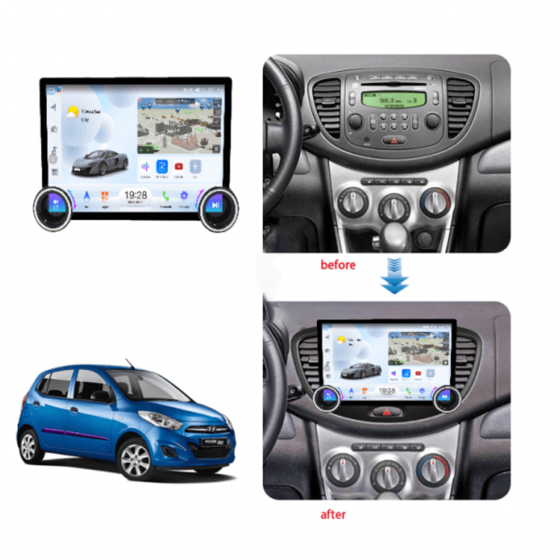 Мултимедия за Hyundai I10 (2007-2013) 11.5" - Image 2