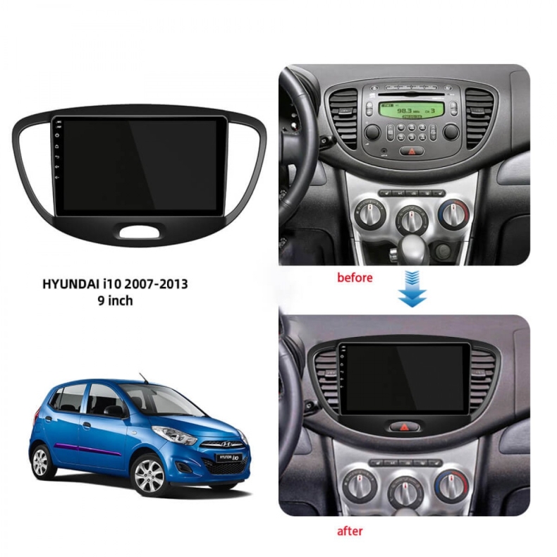Мултимедия за Hyundai I10 (2007-2013) 9" - Image 3