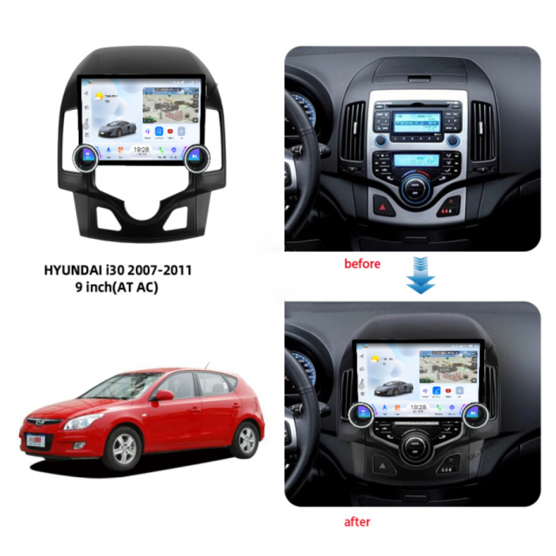 Мултимедия за Hyundai i30 (2006-2011) 11.5" - Климатроник - Image 2