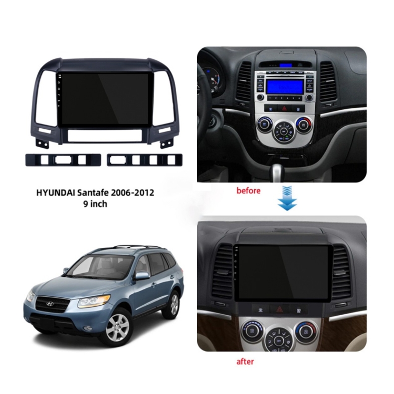 Мултимедия за Hyundai Santa Fe (2006-2012) 9" - Image 3