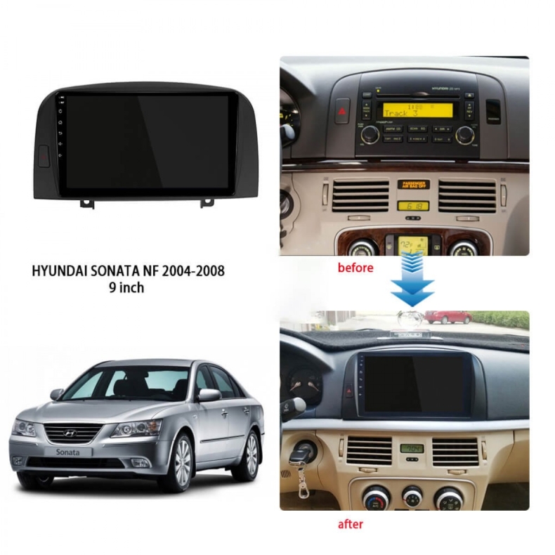 Мултимедия за Hyundai Sonata (2004-2008) 9" - Image 3