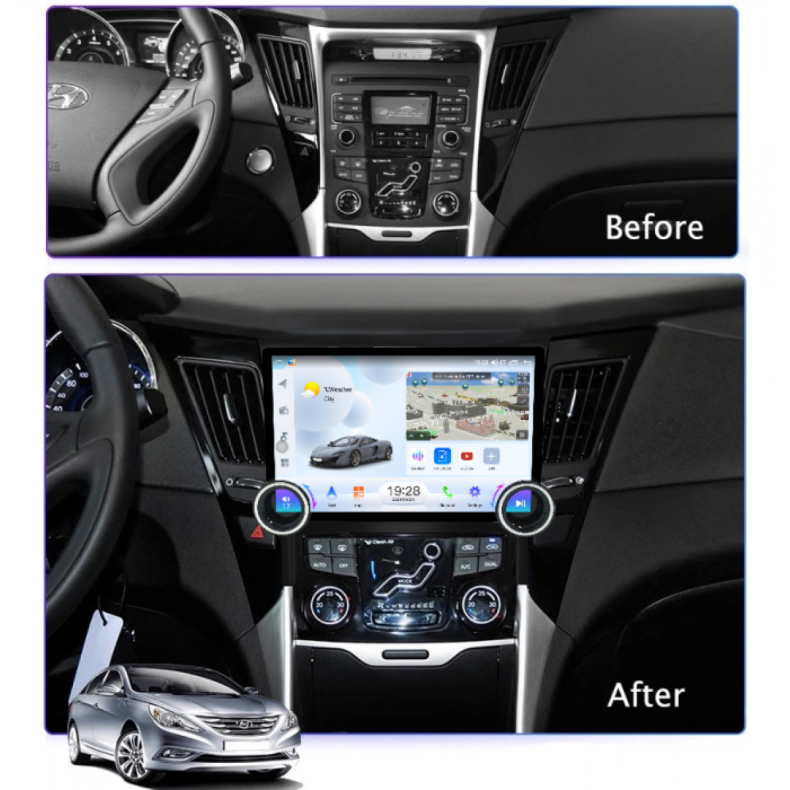 Мултимедия за Hyundai Sonata (2010-2015) 11.5" - Low - Image 2