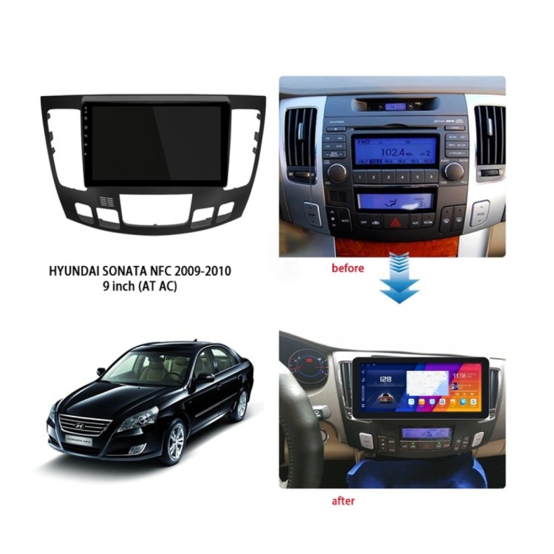 Мултимедия за Hyundai Sonata FACELIFT (2008-2010) 12.3" - Климатроник - Image 2