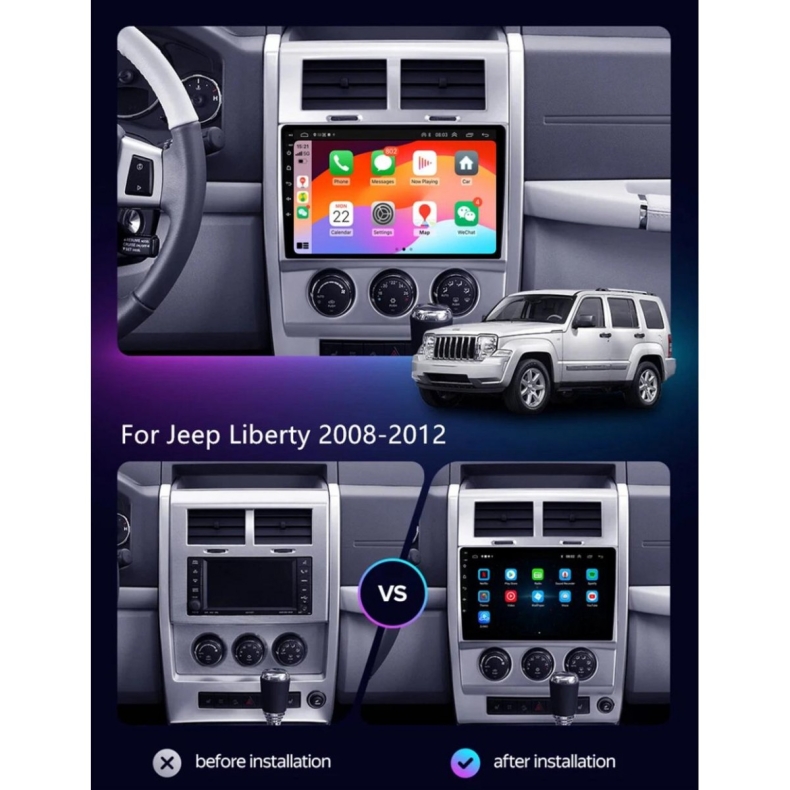 Мултимедия за Jeep Cherokee (2007-2012) Dodge Nitro (2006-2011) 10" - Image 3